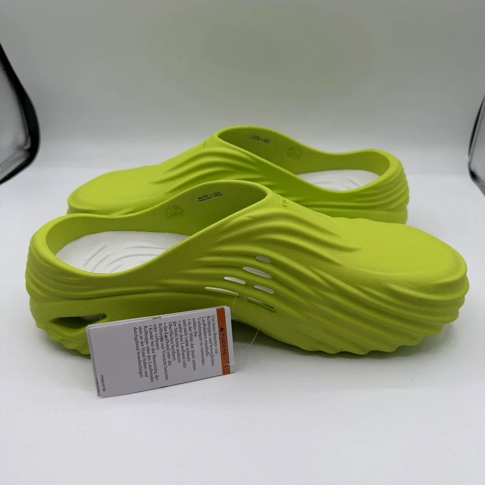 Crocs Echo Wave Clogs‎ Mens 9 Womens 11 Lime Green Slip On Shoes Slippers
